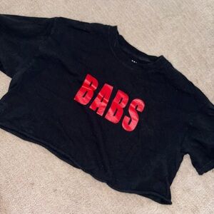 Panthers crop top